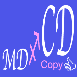 MDからCDを作成